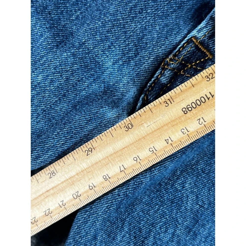 Levis 501 Original Fit Mens Blue Straight Leg Button Fly Denim Jeans 36x31